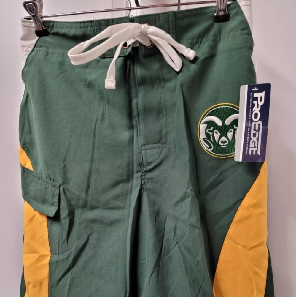 Colorado State Rams Men's Shorts Swim Trunks Size: Small Pro Edge